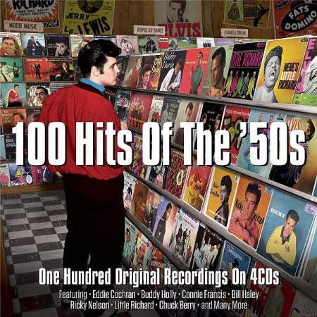 Обложка 100 Hits Of The 50s (2016) Mp3