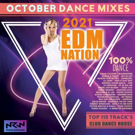 Обложка EDM Nation: October Dance Mixes (2021) Mp3