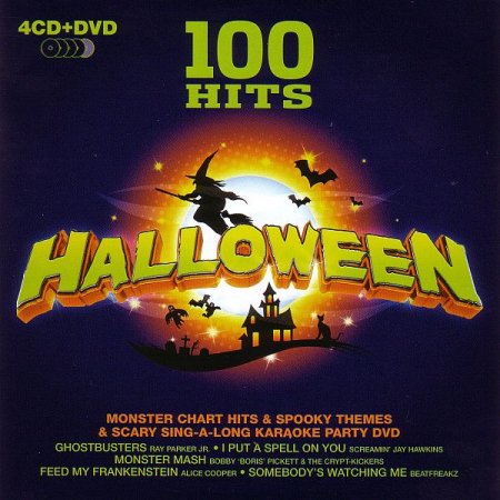Обложка 100 Hits Halloween 4CD (Mp3)