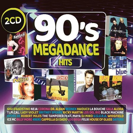 Обложка 90s Megadance Hits 2CD (Mp3)
