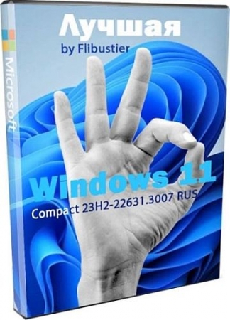 Обложка Windows 11 Compact 23H2 22631.3007 by Flibustier (2024) RU