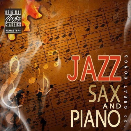 Обложка Jazz Sax and Piano - 100 GREAT SONGS (Mp3)