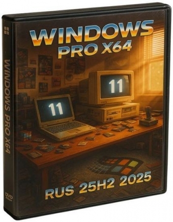 Обложка Windows 11 Pro 25H2 Build 26200.7171 (2025) RUS (Для старых компьютеров и слабых ноутбуков!)